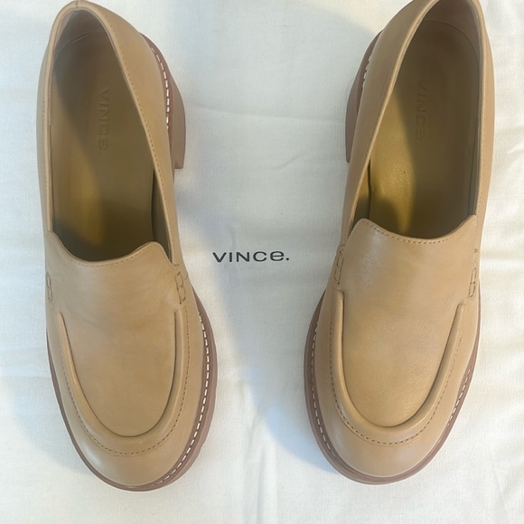 Vince Rowe Leather Lug Loafer NWOT - Picture 4 of 6